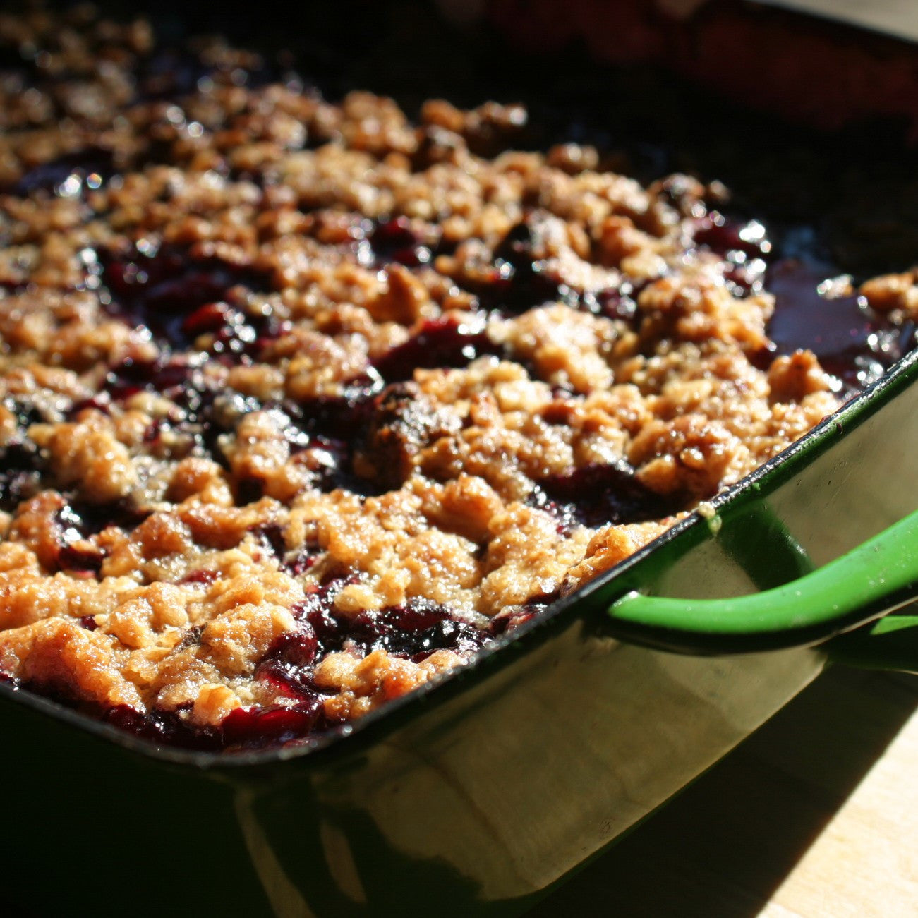 Blueberry Walnut Crisp