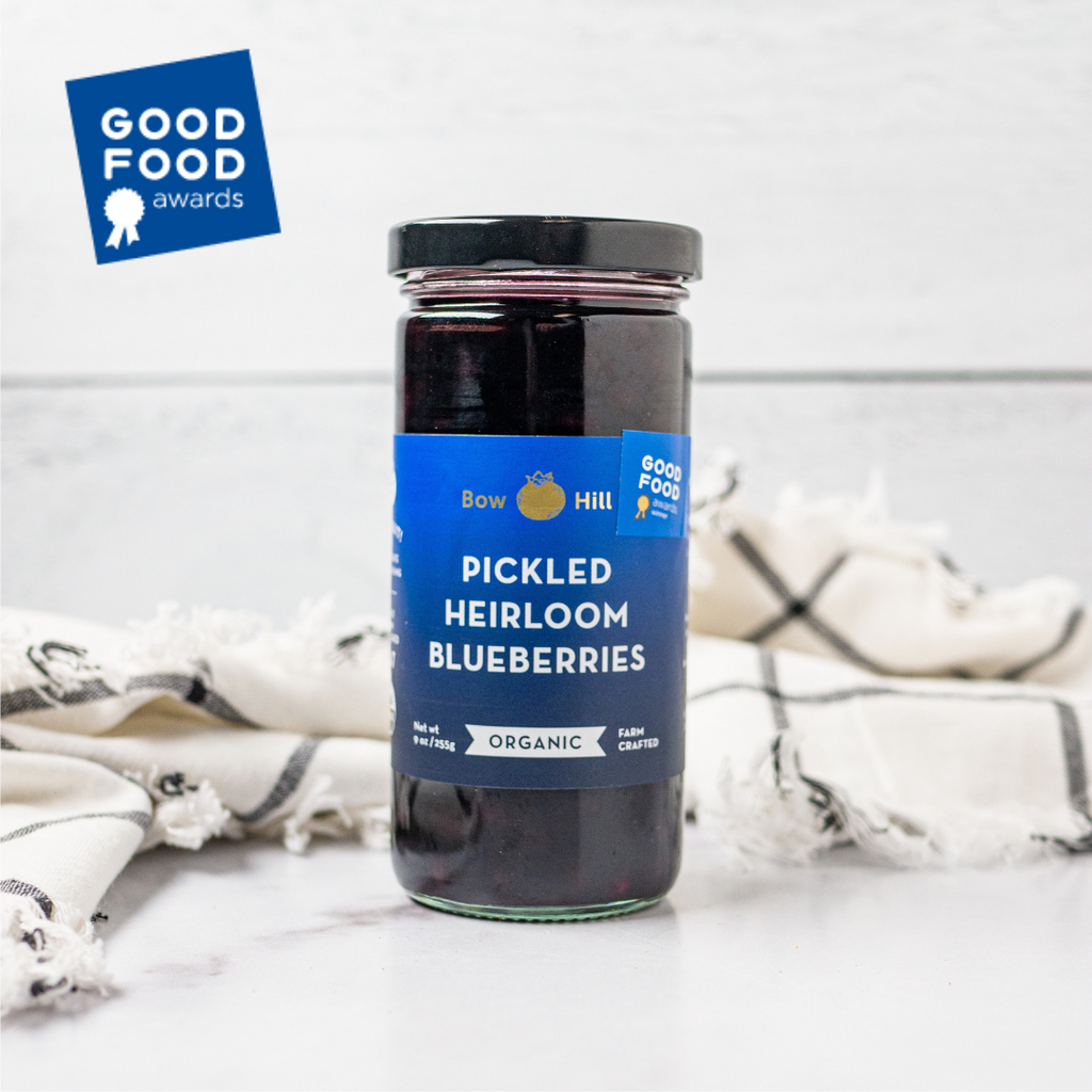 Organic Pickled Heirloom Blueberries