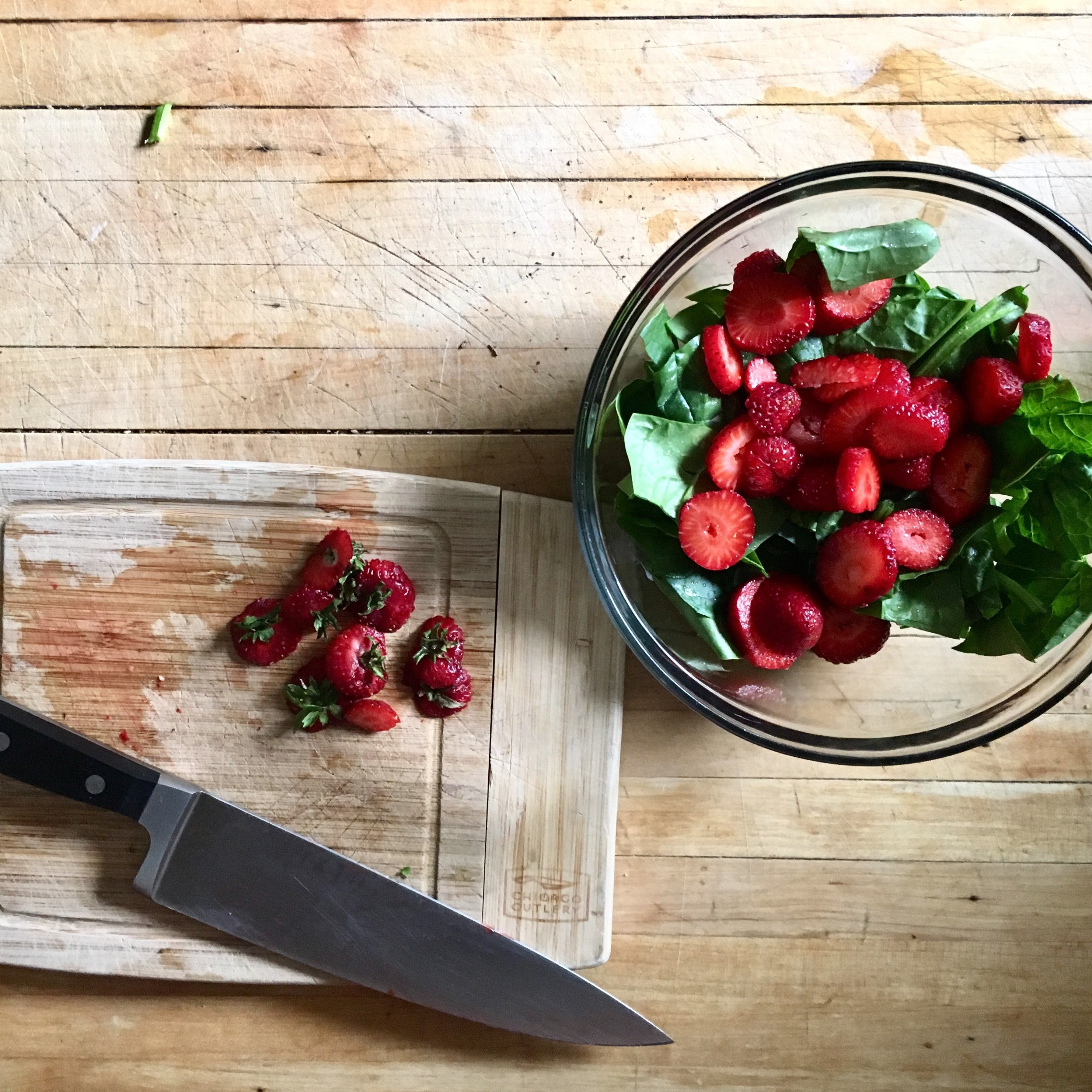 Strawberry, Spinach, and Balsamic Salad