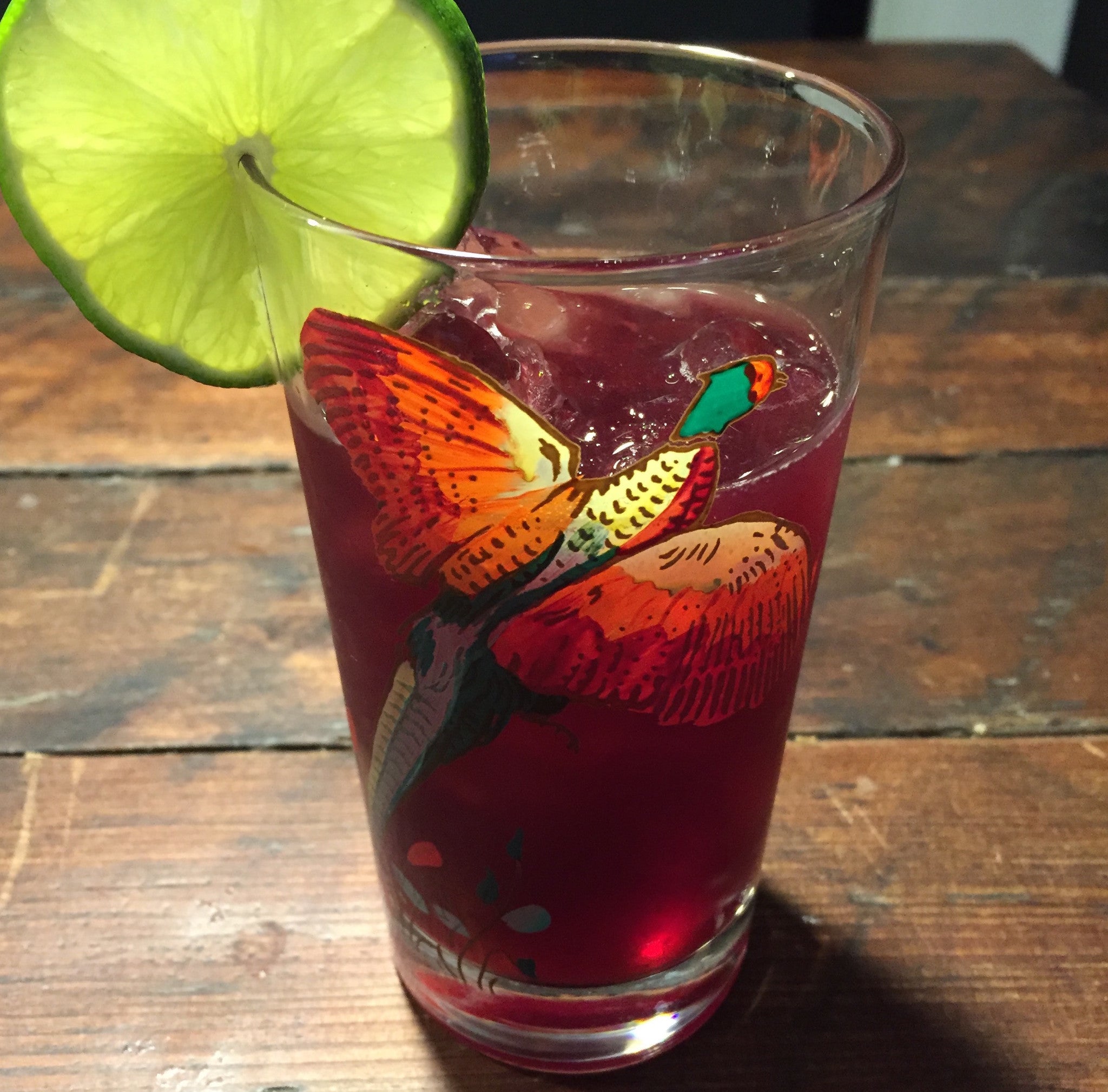 blueberry rum cocktail
