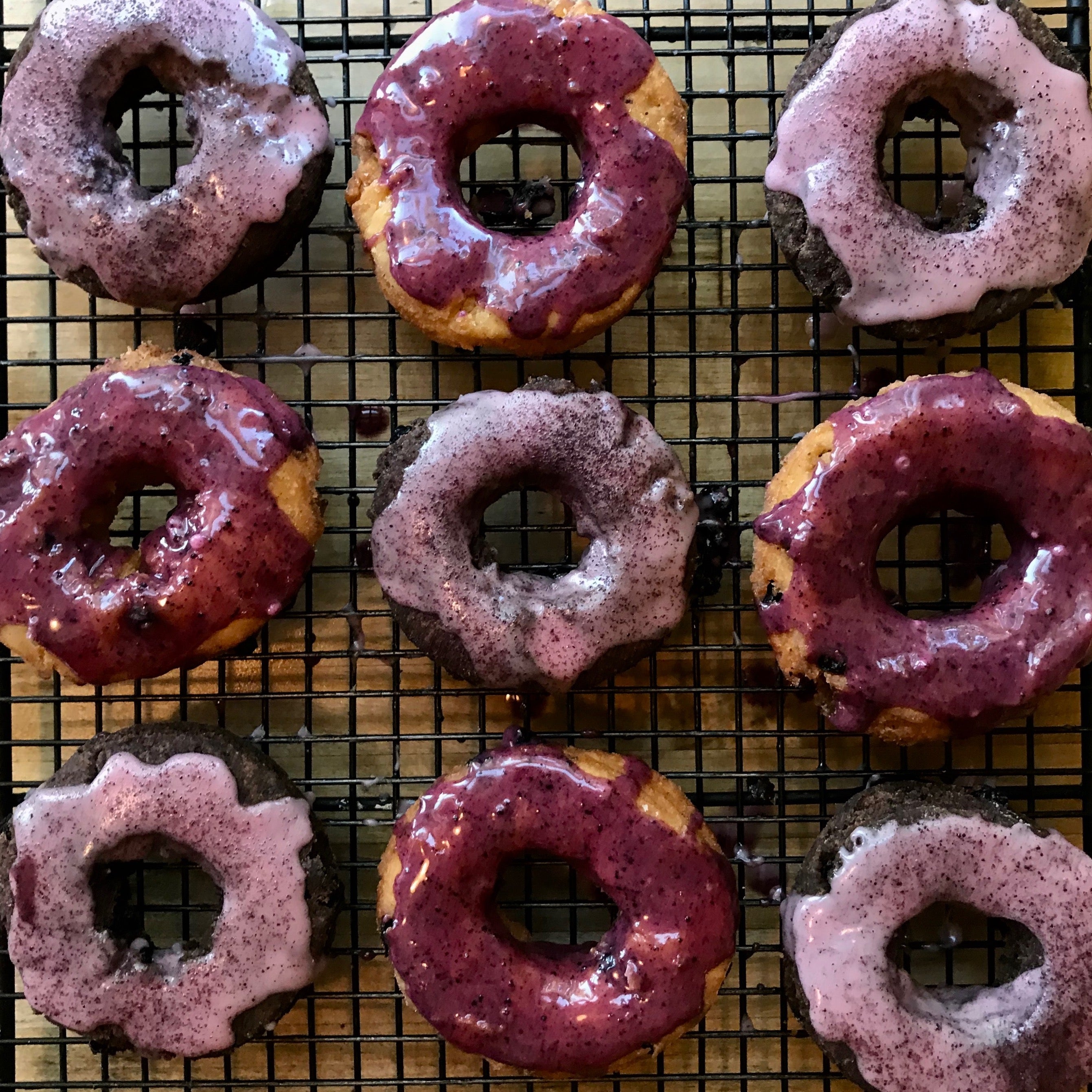 Blueberry donuts