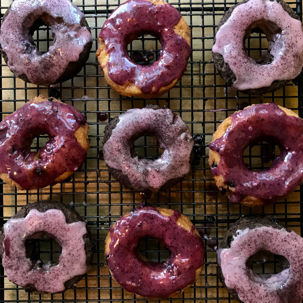 Blueberry donuts