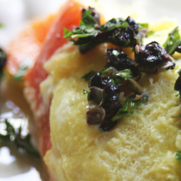 Bow Hill Blueberry & Salmon Lox Omelet