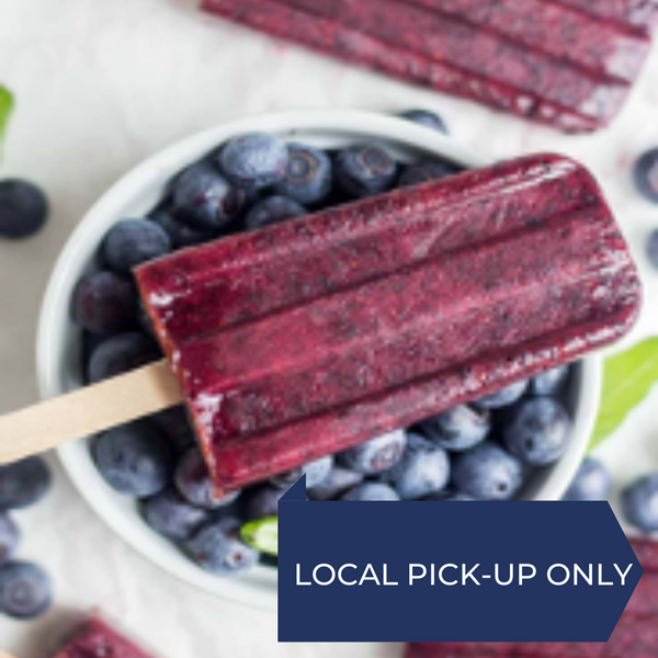 Blueberry Lime Popsicle