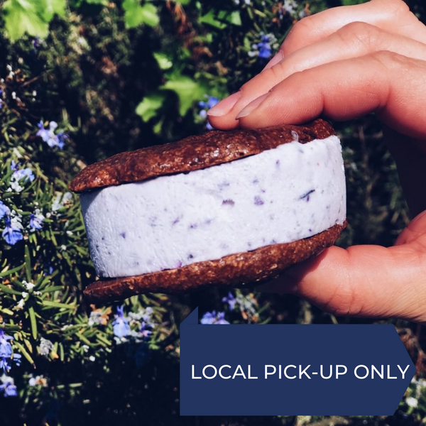 Blueberry Ice Cream Sandwich